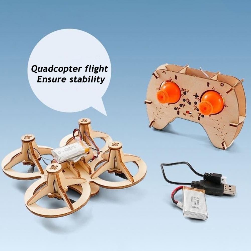 Rc Drone Toy Wooden Drone Puzz - Drone Kit Beginner avis et prix