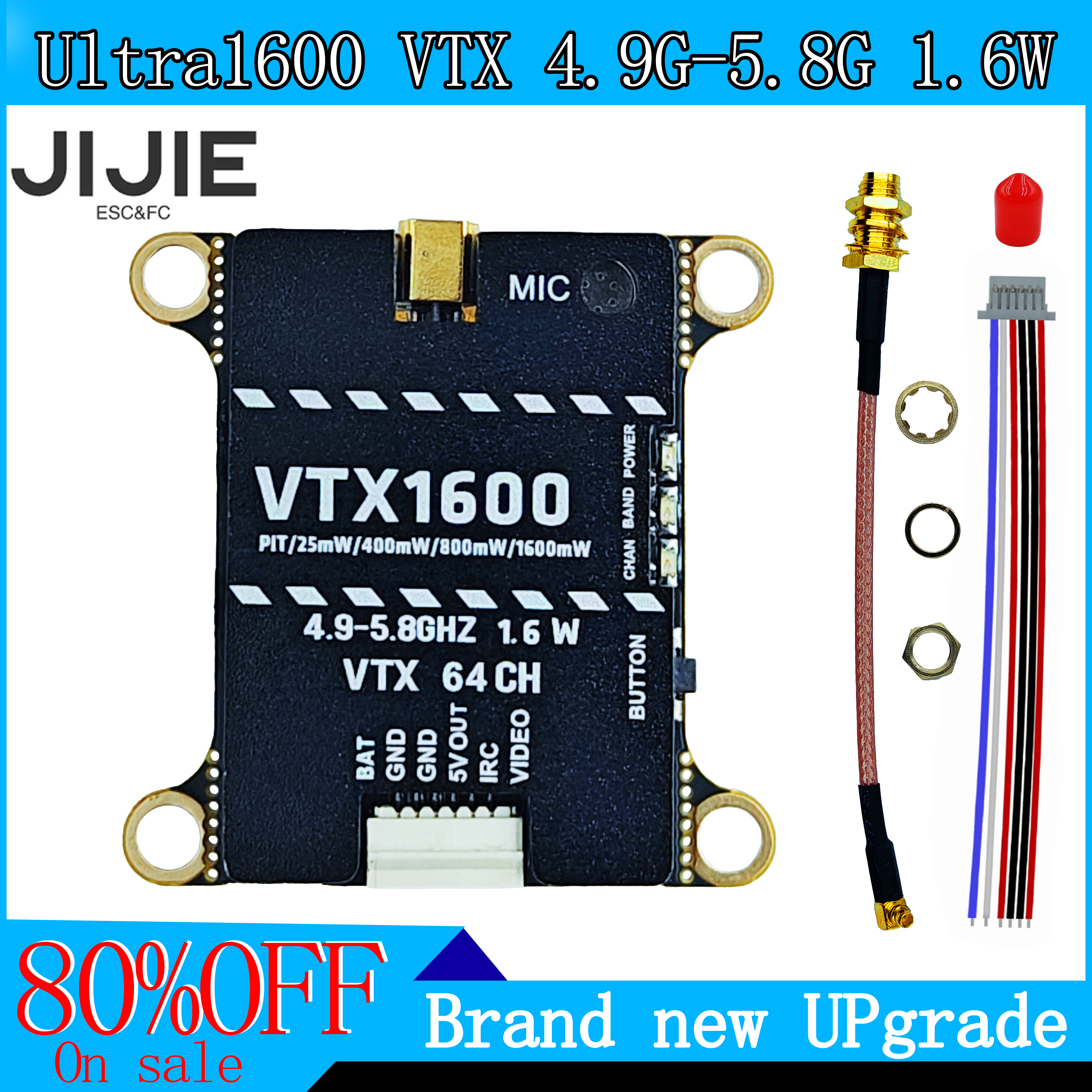 JIJIE Original new 1.6W VTX 2. - Drone Kit Long Range avis et prix