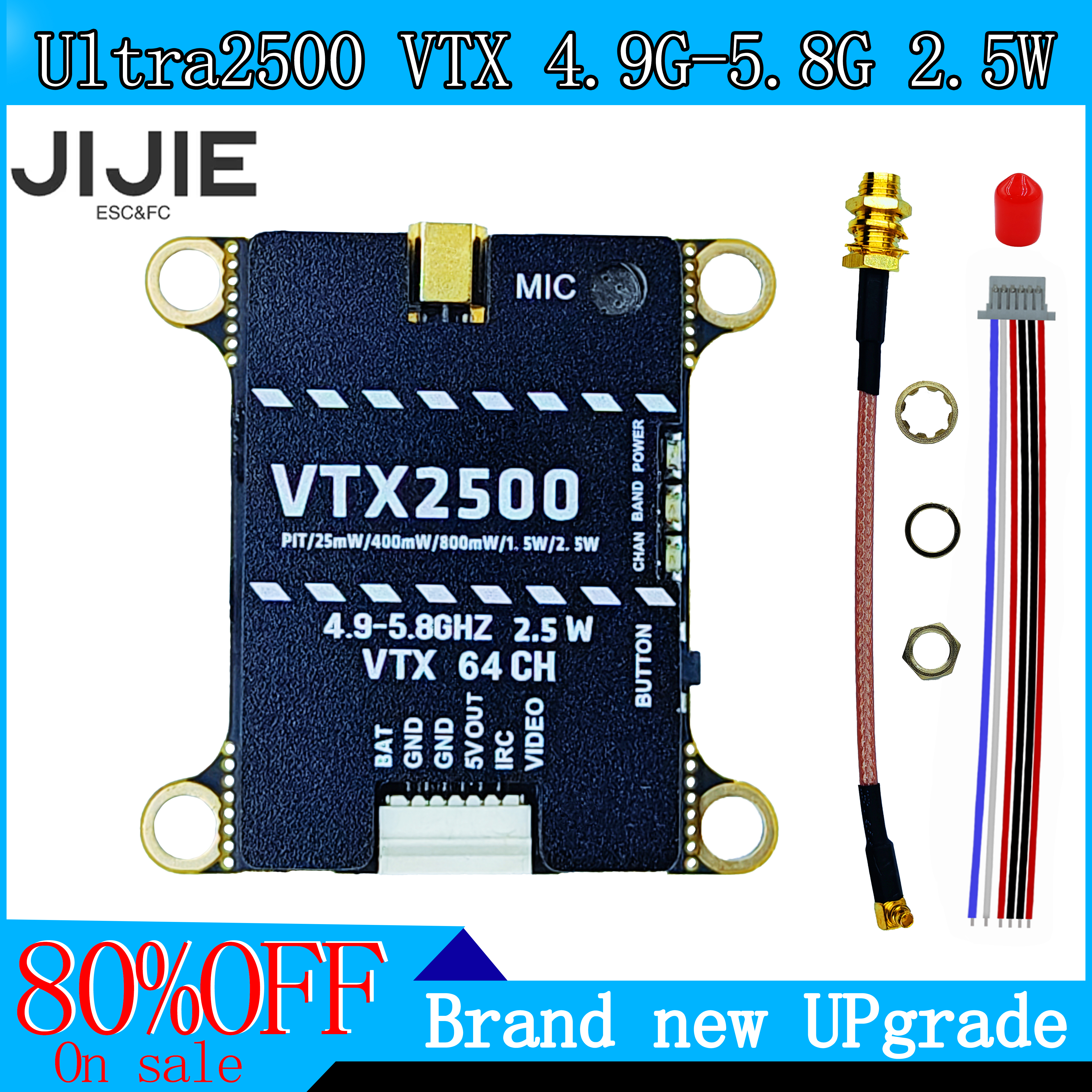 JIJIE Original new 1.6W VTX 2. - Drone Kit Long Range avis et prix