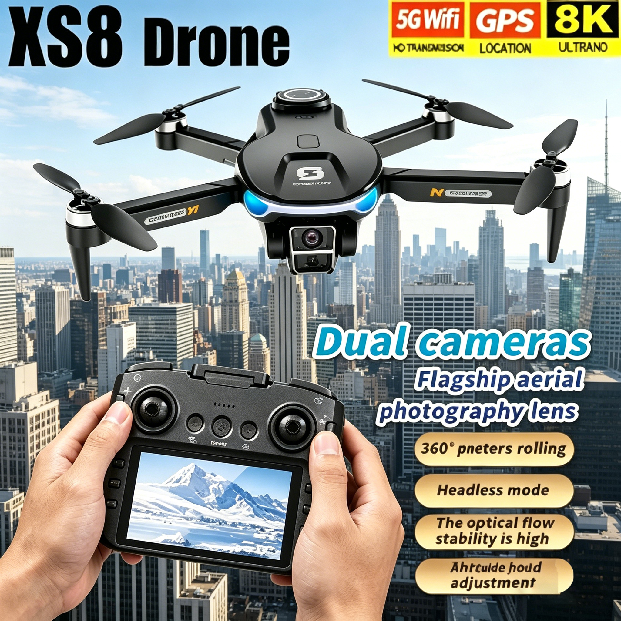 HD 8K Professional GPS Drone w - Drone Kit Professional avis et prix