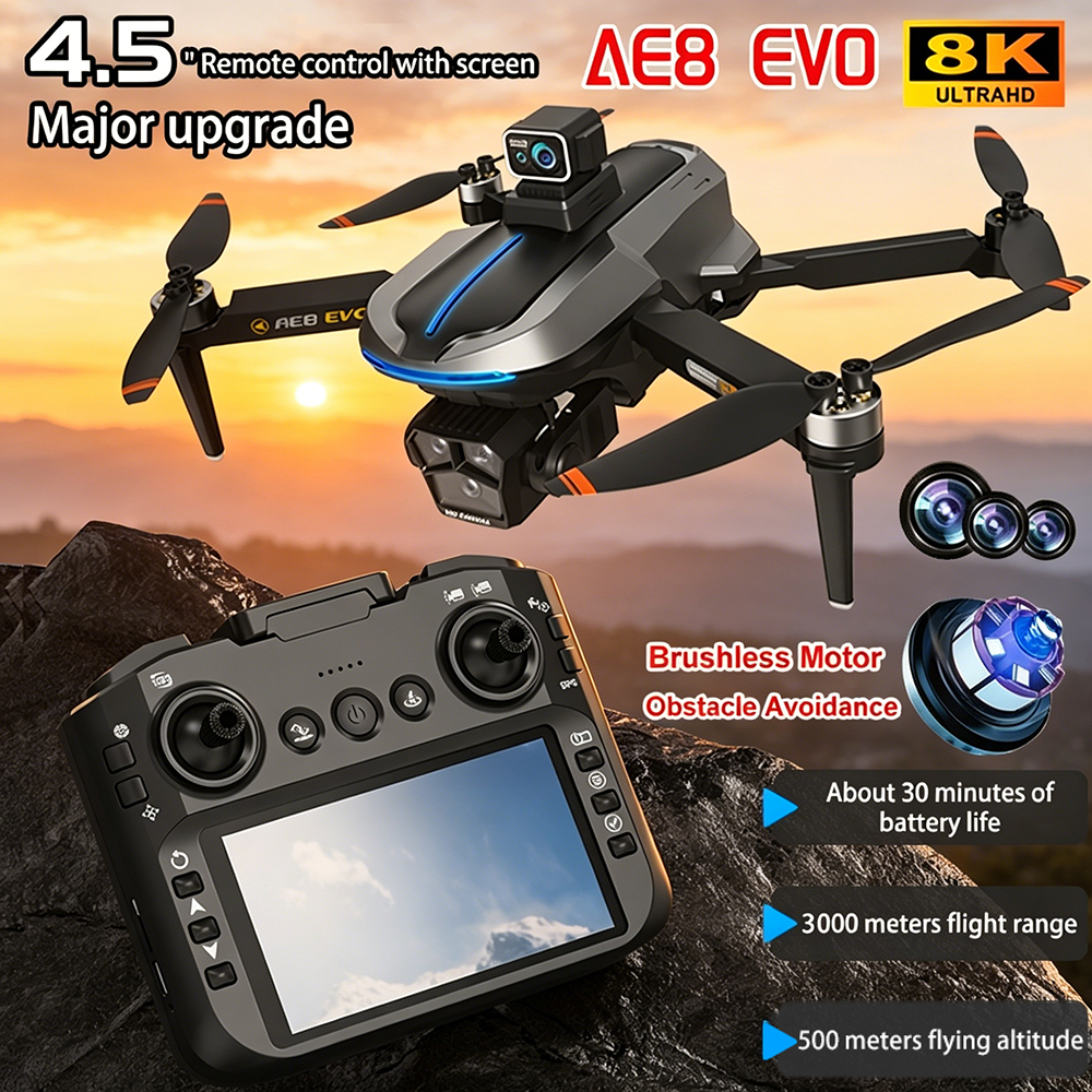 AE8 EVO Drone 4K Professional  - Drone Kit Professional avis et prix