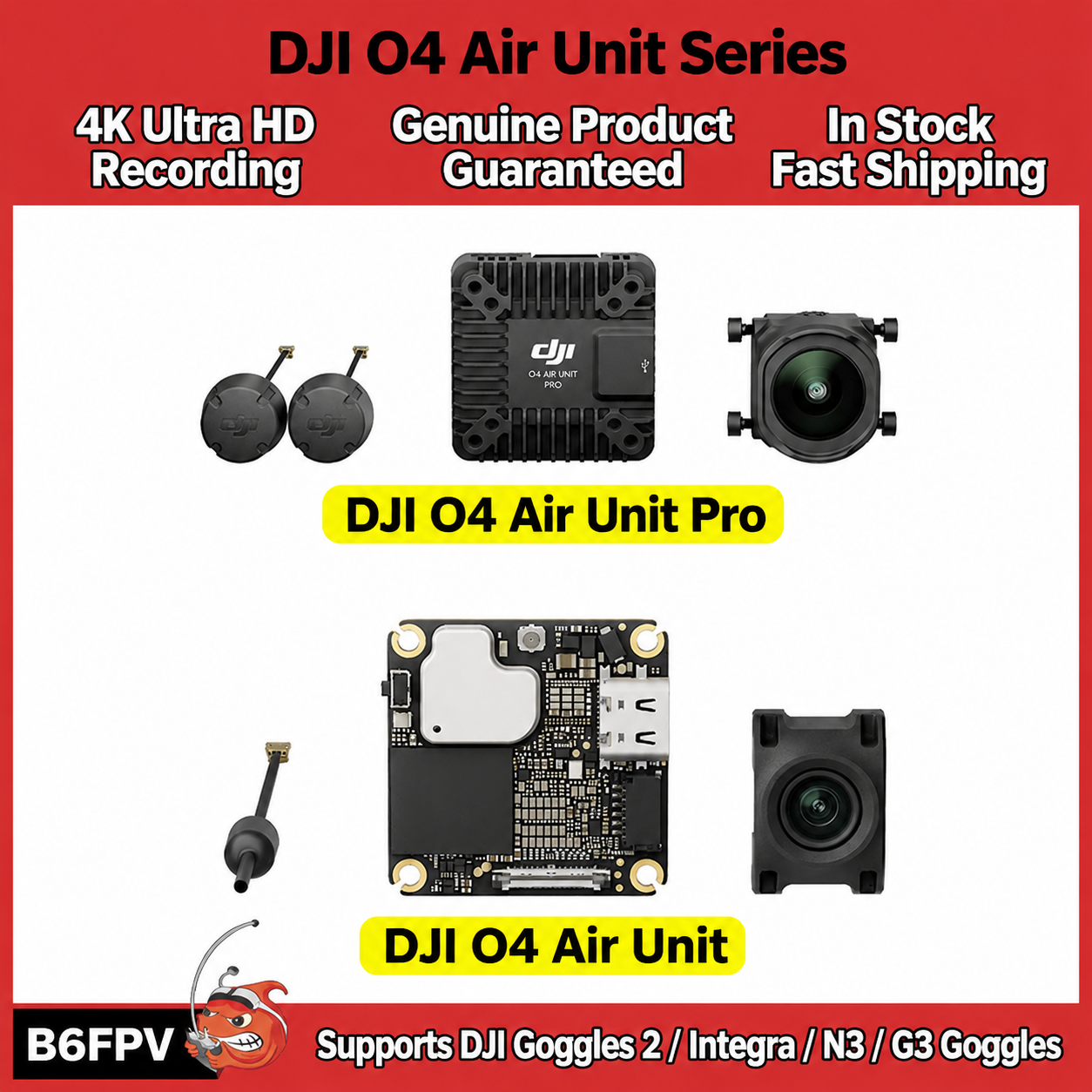 DJI O4 Air Unit Series Flagshi - Drone Kit Long Range avis et prix